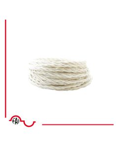 Cavo Seta Doppio Isol. 3X2.50 Bianco