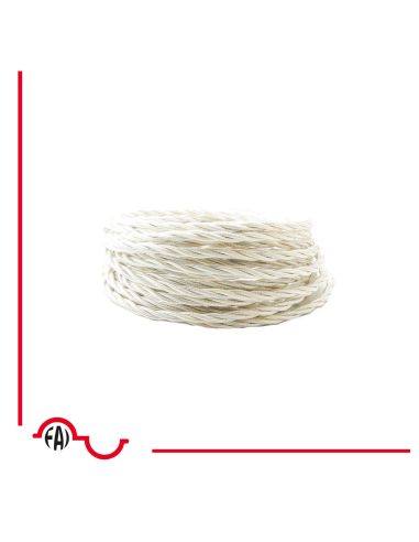 Cavo Seta 50 M Doppio Isol. 2X0.75 Corda