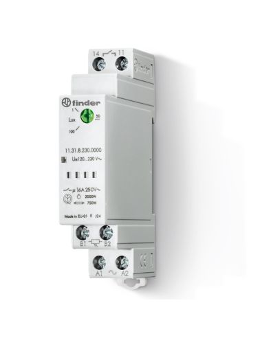 Crepuscolare Din 17.5Mm 1No 16A 100Lux