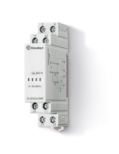 Rel  Di Chiamata/Reset Din 17.5Mm 1Co1no