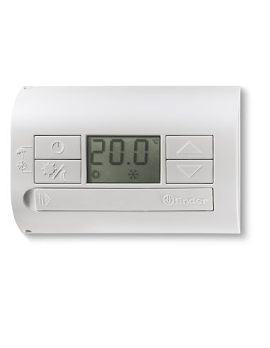 Termostato Digit Nero Parete 1Co 5Abatt