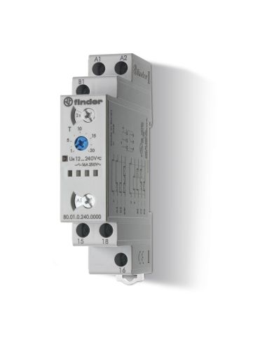 Temporizzatore Multifunz.12/240V 16A
