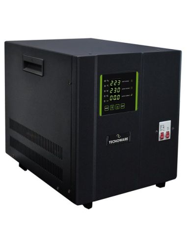 Stabilizzatore Elettronico Tecnoware Monofase 10Kva/8 Kw Servoassistito A Controllo Elettronico Con Microprocessore - Fstesm10km