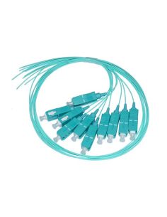 Confezione 10 Cavi Pigtail Fibra Ottica Om3 Connettore Sc Cm 50