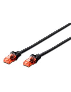 Cavo Rete Digitus Utp Cat. 6 Non Schermato Lszh Nero 50Cm