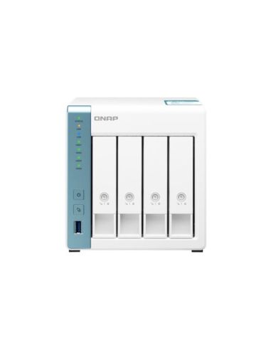 Nas Tower Qnap Ts-431K X 4Hd 3,5/2,5Sata Nohd Ram 1Gb Dd3l 2P Gbe 2P Usb3.2 Quadcore Al-214 1.7Ghz