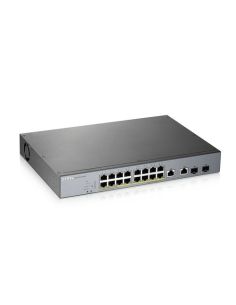 Switch Zyxel Gs1350-18Hp Nebulaflex Switch Managed Per Cctv: 16P Gigabit Poe (250W)  2P Combo Gigabit Uplink  Mngcloud 1Y