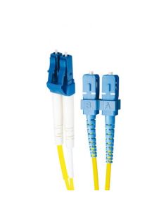 Bretella Di Conness. E Permutaz. A 2 Fibre Ottiche Monomodale Os2 Connett. Lc Duplex/Sc Duplex 1M Guaina Esterna Lszh Iec60332-1