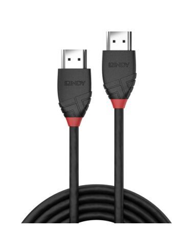 Cavo Hdmi 2.0 M-M Lindy High Speed Black Line Supporta Risoluzioni Uhd Fino A 4K- 3Mt