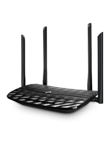Router Tp-Link Archer C6 Wireless Dual Band Ac1200 867Mbps A 5Ghz300Mbps A 2.4Ghz 5P Gigabit,4 Antenne, Mu-Mimo,   Iptv