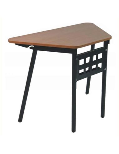 Banco Trapezoidale Spicchio Dim 84X50x71h - Colore Rovere