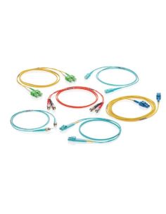 Fiber Patch Cord Os2 Singlemode Yellow 1.6 Mmdup-Zip, Lc/Upc-Sc/Upc, 3.0 Meters