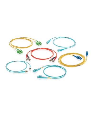 Fiber Patch Cord Os2 Singlemode Yellow 1.6 Mmdup-Zip, Lc/Upc-Sc/Upc, 3.0 Meters