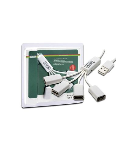 Hub Usb Digitus 4 Porte A Coda Con Cavetti