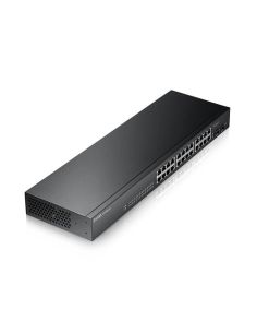 Gs-1900-24 V2 - Switch Web Managed 24 Porte Gigabit  2 Porte Sfp Gigabit - Supporto Ipv6, Vlan - Design Senza Ventole, Rack