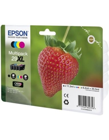 Multipack Epson C13t29964012 4C (Taglia Xl) Fragola X Xp-255 Xp-245 Xp-332 Xp-335 Xp-432 Xp-342 Xp-345 Xp-442 Xp-445 Xp-452