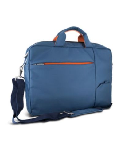 Borsa X Nb Atlantis P004-S410-A6-16 Da 15.6 Modello Sierra, Cinghia A Tracolla, Tasca Porta Oggetti E Porta Documenti, Blu