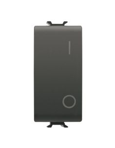 Interr.1M 2P 16Ax Nero