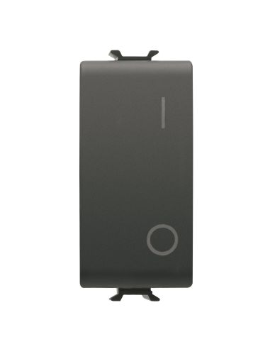 Interr.1M 2P 16Ax Nero