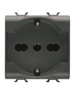 Presa 2M 2Pt 16A Biv. St. Ita./Ted.N.