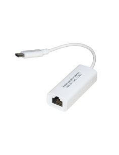 Adattatore Link Usb Tipo C Maschio - Connettore Rj45 Femmina Per Reti Gigabit 10/100/1000
