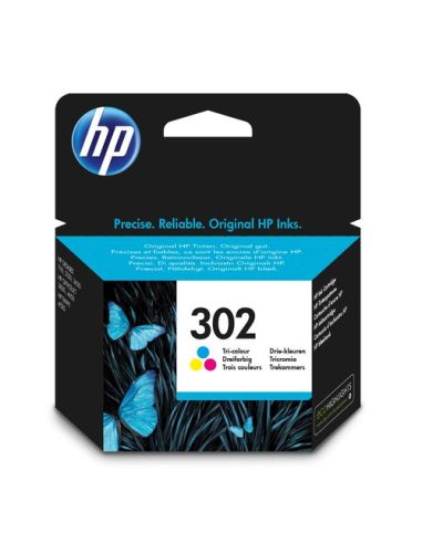 Ink Hp F6u65ae N.302 Colore (Cmg) X Hp Aio 1110 2130 3630 3636 4520 3830 3831 3834 3835 4650 4527 4657 5230