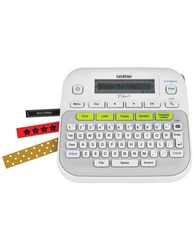 Stampante Brother Pt-D210 X Etichette Fino A 12Mm Alimentazione Opzionale: Adattatore Ad-24Es Oppure 6 Batterie Aaa (Nastri Tze)