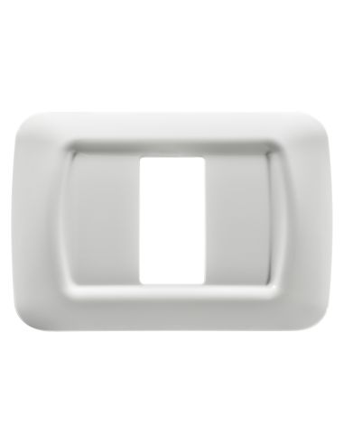 Placca 1 Pos.Bianco Nuvola Top System