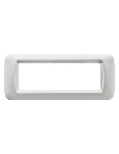 Placca 6 Pos.Bianco Nuvola Top System