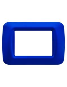 Placca 3 Pos.Blu Jazz Top System