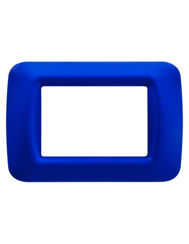 Placca 3 Pos.Blu Jazz Top System