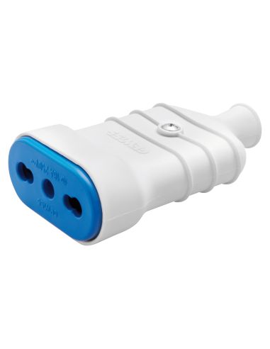 Presa Mobile 2Pt 16A Biv.250V Bianco