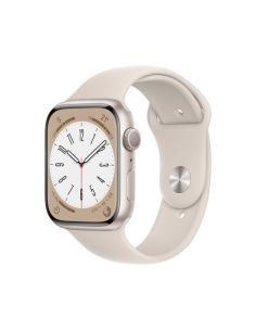 Apple Watch Mnp23ty/A Series 8 Gps 45Mm Starlight Aluminium Case With Starlight Sport Band - Regular