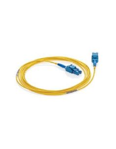 Fiber Patch Cord Os2 Singlemode Yellow 1.6 Mmdup-Zip, Lc/Upc-Sc/Upc, 10.0 Meters
