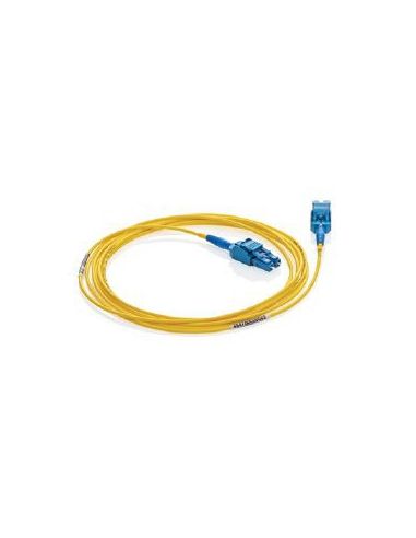 Fiber Patch Cord Os2 Singlemode Yellow 1.6 Mmdup-Zip, Lc/Upc-Sc/Upc, 10.0 Meters