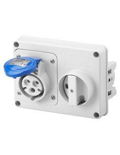 Presa Bl.Or.S.F.2Pt 16A 230V 6H Sbf