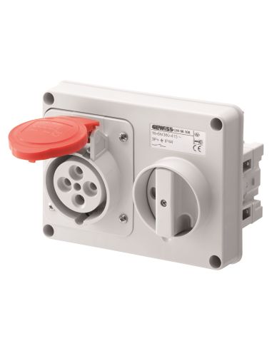 Presa Bl.Or.S.F.3Pt 32A 400V 6H Sbf