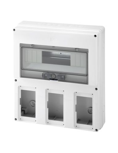 Quadr.Ip55 Vuoto Vert. Combibloc 3 Prese