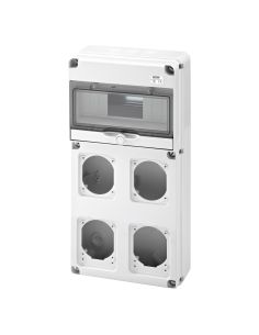 Q-Din 10M 4Flange Pr.16/32A Ip65