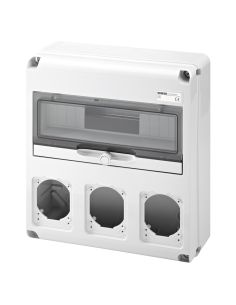 Q-Din 14M 3Flange Pr.16/32A Ip65