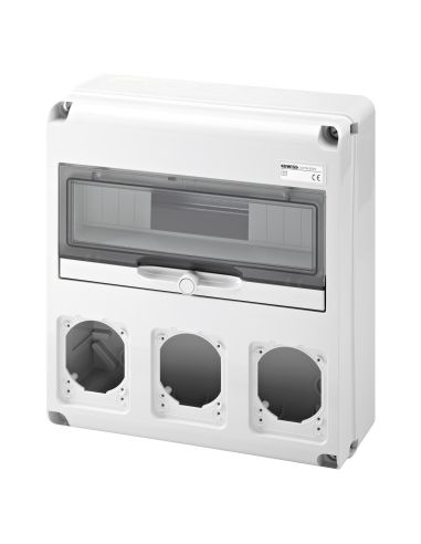 Q-Din 14M 3Flange Pr.16/32A Ip65