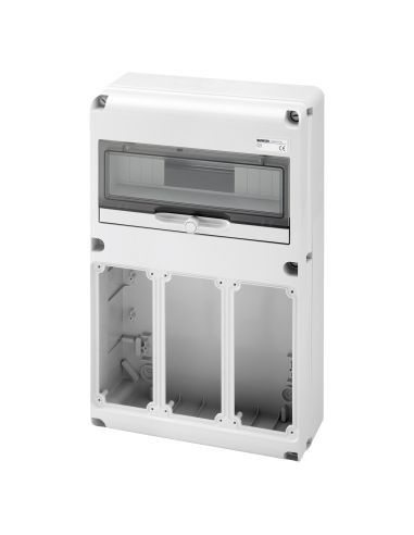 Q-Din 14M 3Flange Pr.Bl.Vr.Sbf Ip65