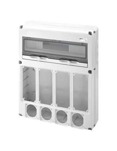 Q-Din 20M 4Fl.Pr.Bl.Vr.Sbf 4Fl.16A Ip65