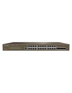 Switch Ip-Com G5328f 24P Gigabit4P Sfp 1P Console, L3 Cloud Managed