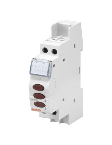 Spia Tripla Rossa 230V 1M