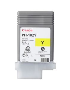 Canon Serbatoio Inch. Yellow Pfi-102Y Singolo (130Ml) 0898B001 X Ipf 610/710/720/605/510