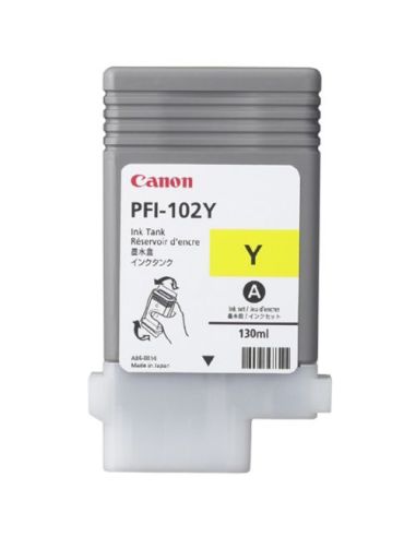Canon Serbatoio Inch. Yellow Pfi-102Y Singolo (130Ml) 0898B001 X Ipf 610/710/720/605/510