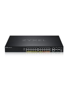 Switch Zyxel Xgs2220-30Hp 24P Gigabit Poe 2P 10Gb Multigigabit Poe (Max 400W)4P 10Gb Sfp, Rack Managed Layer 3 Lite Stackable