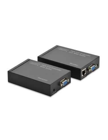 Extender Digitus Cat 5 Vga Tramite Cavo Rete Utp Con Audio Fino A 300 Metri