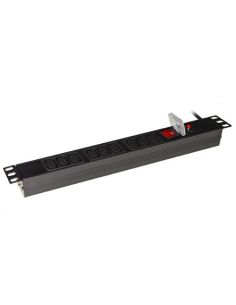 Multipresa 9 Prese Femmina Iec C13 Per Armadi Rack 19 Con Spina Italiana 16A